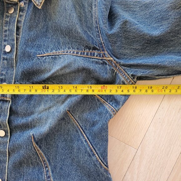 HELMUT LANG ! Denim Bustier Shirt ( US/4) - Picture 12 of 13